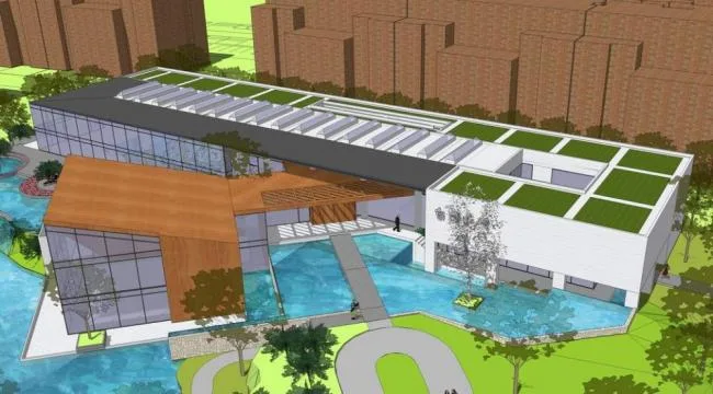 Sketchup商业模型|西安白桦林间住宅会所，多层售楼处，营销中心，现代风格