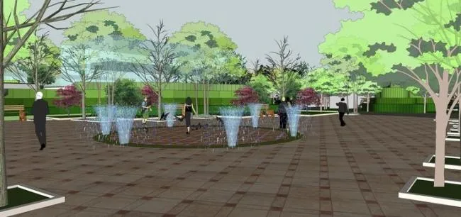 Sketchup住宅模型|多层高层混合，公寓楼，居住建筑，现代风格，住宅景观
