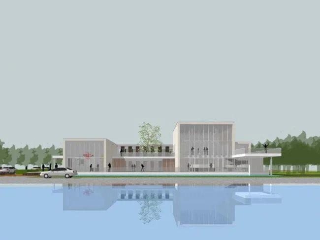 Sketchup商业模型|多层商业售楼处，现代风格