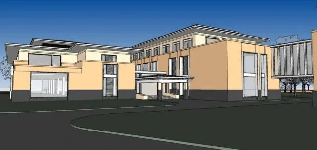 Sketchup商业模型|多层商业会所，草原风格