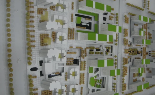Sketchup住宅模型|上海虹桥万科，多层高层混合住宅小区，现代风格