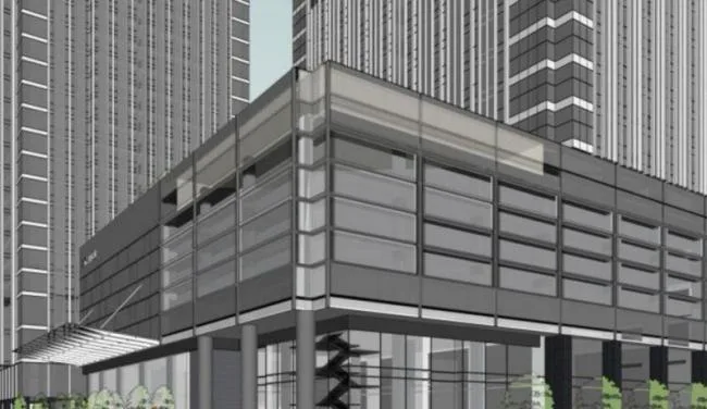 Sketchup办公模型|超高层办公楼，现代风格