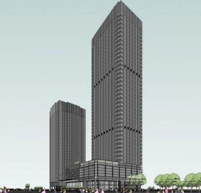Sketchup办公模型|超高层办公楼，现代风格
