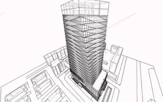 Sketchup办公模型|高层办公楼，现代风格
