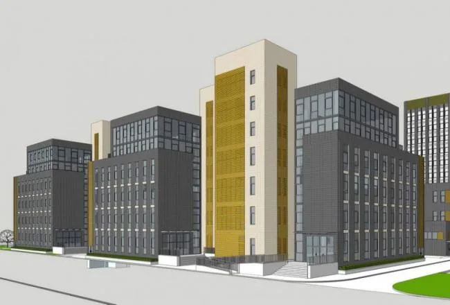 Sketchup住宅模型|商住楼，多层住宅，现代风格