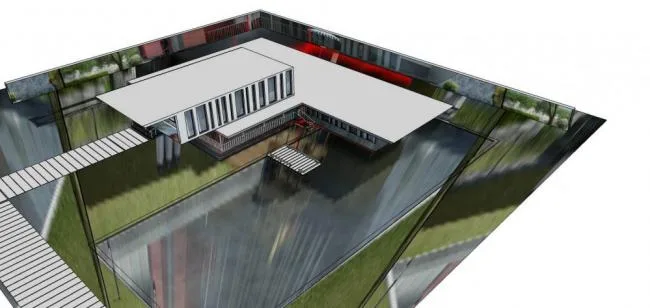 Sketchup商业模型|多层会所，商业建筑，现代风格