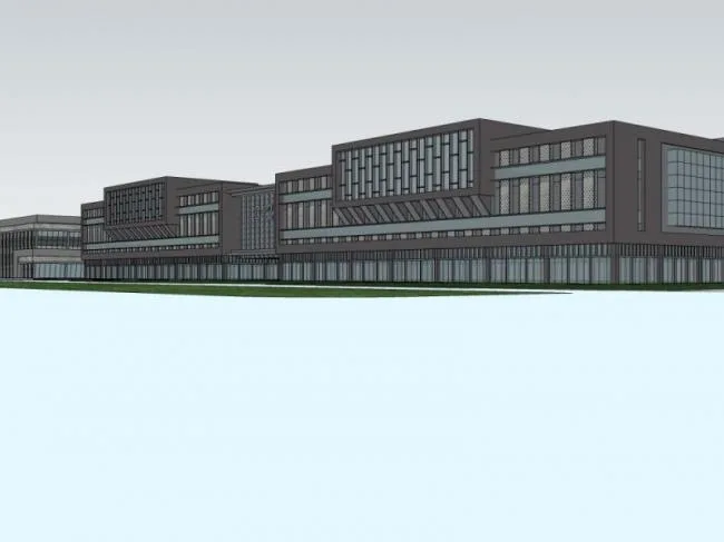Sketchup办公模型|多层办公楼，现代风格