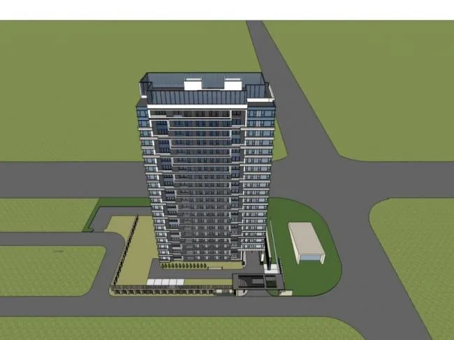 Sketchup住宅模型|高层住宅，现代风格，居住建筑