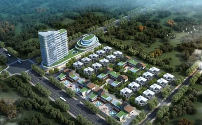 Sketchup住宅模型|多高层混合住宅，居住区，商业，现代风格