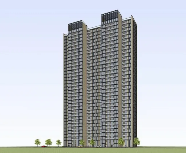 Sketchup住宅模型|高层住宅，现代风格，居住建筑