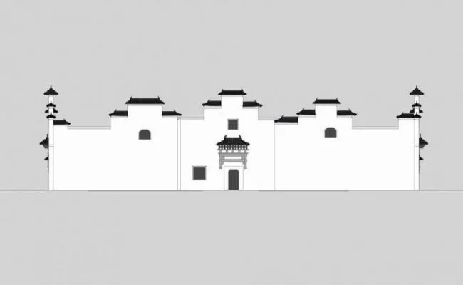 Sketchup住宅模型|多层合院，中式风格
