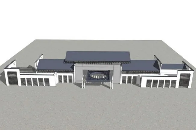 Sketchup商业模型|多层会所，新中式风格，商业建筑