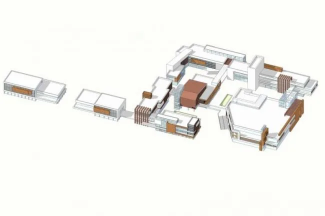 Sketchup商业模型|多层商业街，现代风格