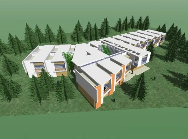 Sketchup商业模型|多层会所，商业建筑，现代风格