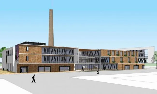 Sketchup商业模型|旧厂房商业改建，多层商业，现代风格