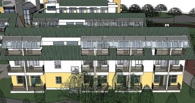 Sketchup住宅模型|多层坡屋顶住宅，现代风格