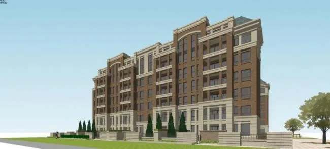 Sketchup住宅模型|双拼多层住宅，现代风格，花园洋房