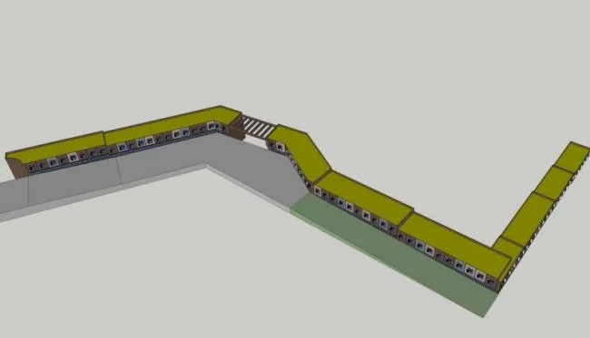 Sketchup商业模型|多层沿街商业，现代风格
