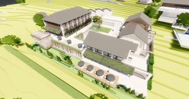 Sketchup酒店模型|民宿，新中式风格，住宅，商业，娱乐休闲设施