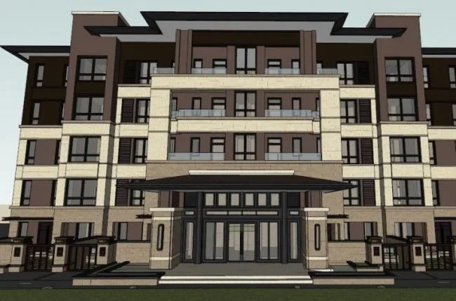 Sketchup住宅模型|多层住宅，花园洋房，居住建筑，古典风格
