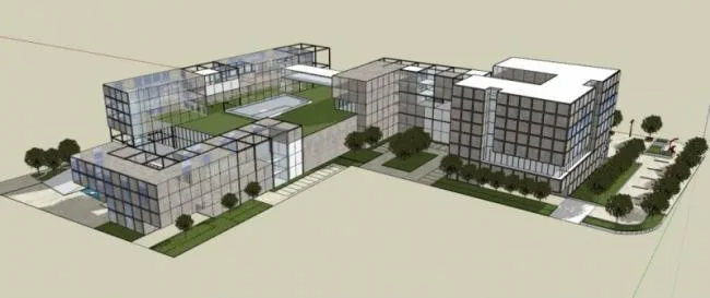 Sketchup商业模型|多层商场，现代风格