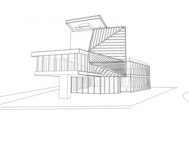 Sketchup商业模型|多层会所，现代风格