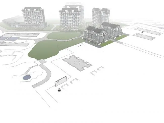 Sketchup住宅模型|高层住宅，现代中式风格