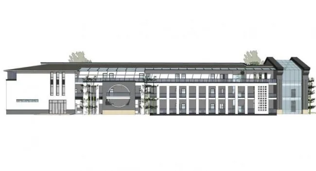 Sketchup酒店模型|多层酒店，中式风格