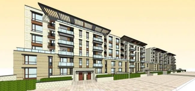 Sketchup住宅模型|多层住宅，现代风格
