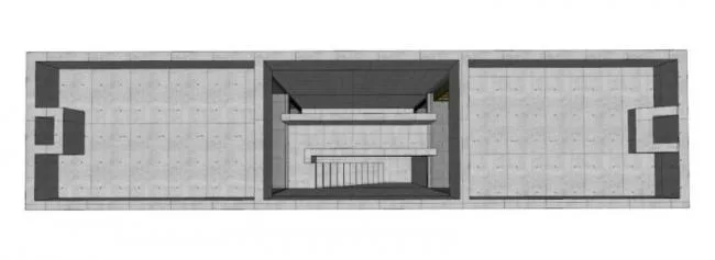 Sketchup住宅模型|低层住宅，现代风格，安藤忠雄，住吉的长屋