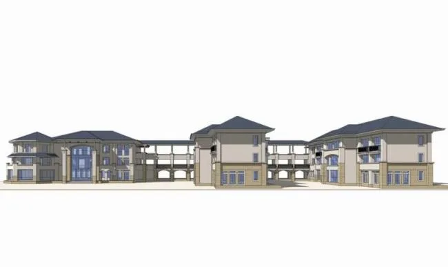 Sketchup酒店模型|多层酒店，欧式风格，新古典风格