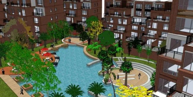 Sketchup住宅模型|多层住宅，居住建筑，现代风格