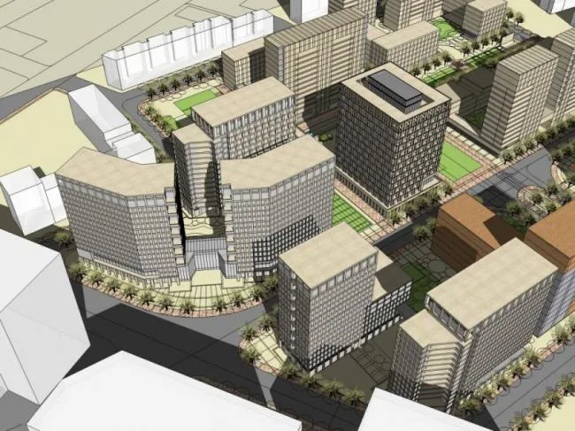 Sketchup住宅模型|高层公寓，居住建筑，现代风格