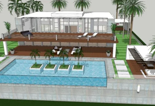 Sketchup酒店模型|假日酒店，现代风格