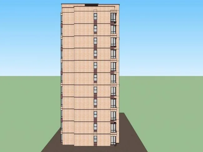 Sketchup住宅模型|小高层住宅，居住建筑，古典风格