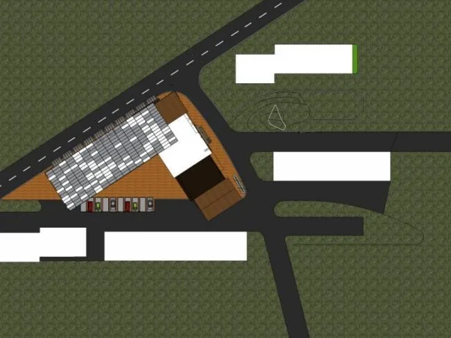 Sketchup商业模型|多层会所，现代风格