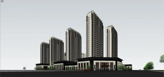 Sketchup住宅模型|高层住宅，古典风格