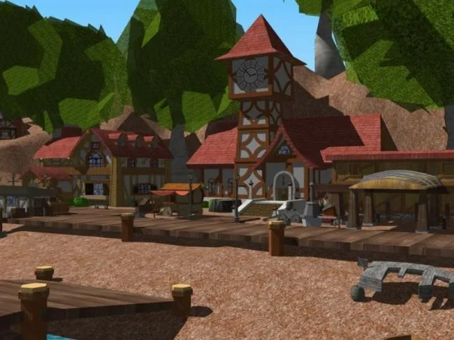 Sketchup酒店模型|多层浅滩度假区，古典风格