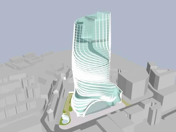 Sketchup酒店模型|超高层酒店，现代风格
