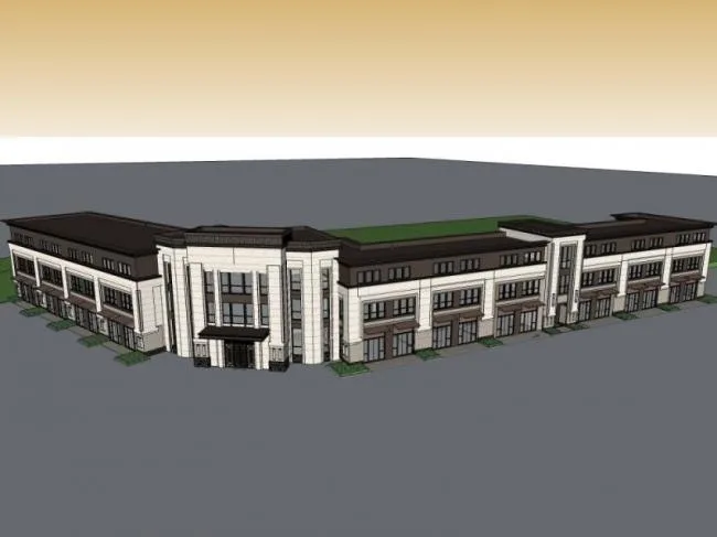 Sketchup商业模型|多层商业中心，现代风格