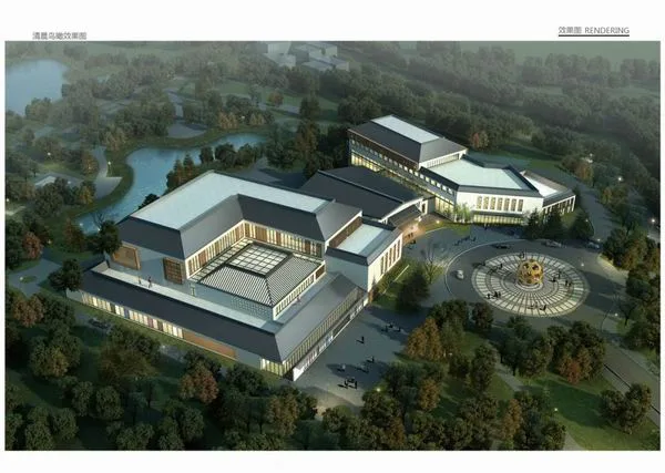 Sketchup住宅模型|多层住宅活动中心，古典风格