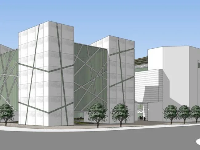 Sketchup商业模型|多层商业建筑，现代风格