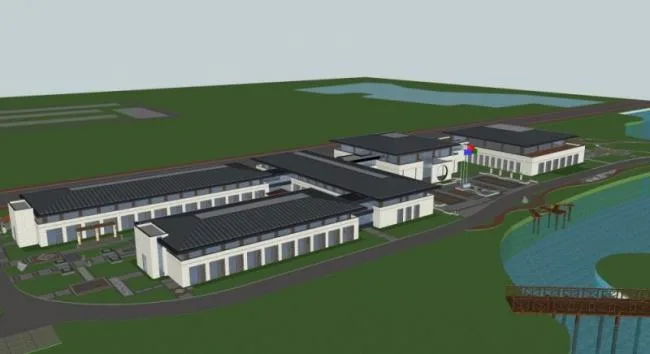 Sketchup商业模型|低层商业街，现代风格
