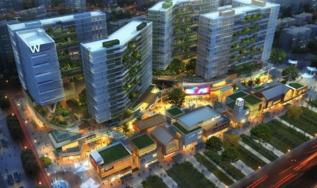 Sketchup综合体模型|多层高层混合商业综合体，高层住宅，现代风格