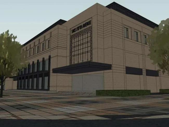 Sketchup商业模型|多层商业会所，现代风格