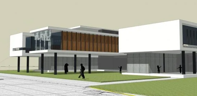 Sketchup学校模型|幼儿园，学校，教育建筑，现代风格