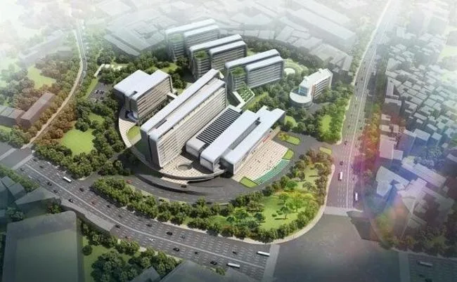 Sketchup医院模型|高层医院，医疗建筑，现代风格