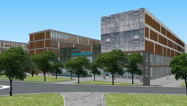 Sketchup学校模型|多层高校办公楼，学校教学楼，大学校园，教育建筑，现代风格