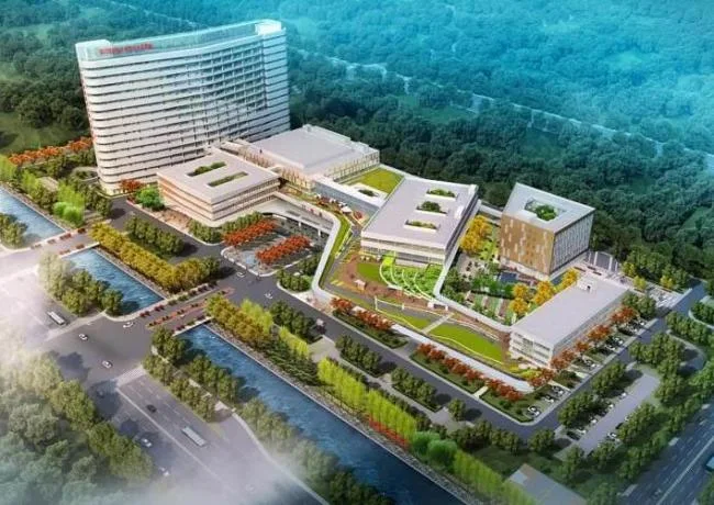 Sketchup医院模型|多层高层混合医院，医疗建筑，现代风格