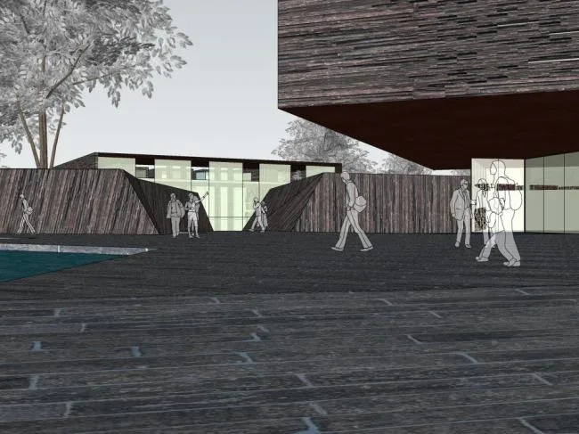 Sketchup文化模型|博物馆，文化建筑，现代风格